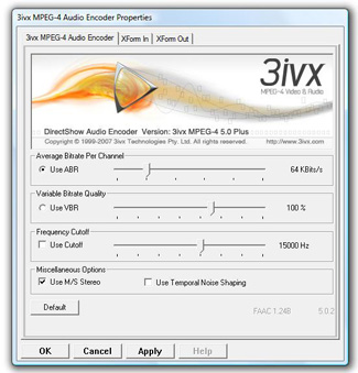 DirectShow Audio Encoder