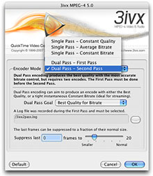 3ivx QuickTime Encoder